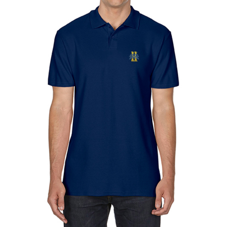 The Harris MM WOs' & Sgts' Mess Navy Polo Shirt